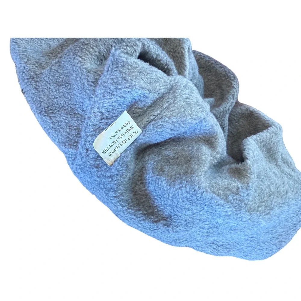Sock Monkey Knit Trapper Hat‎ Brown White Red Fleece Lined Kids / Juniors